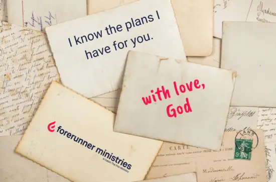I know the plans I have for you