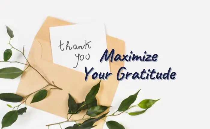 Maximize Your Gratitude