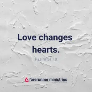 Love changes hearts