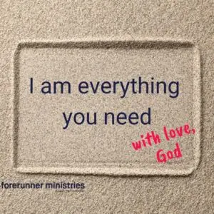 I am everything you need