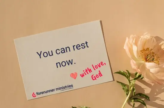 You can rest now